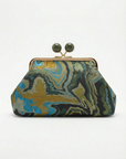 Borsa Clutch elegante con chiusura gioiello