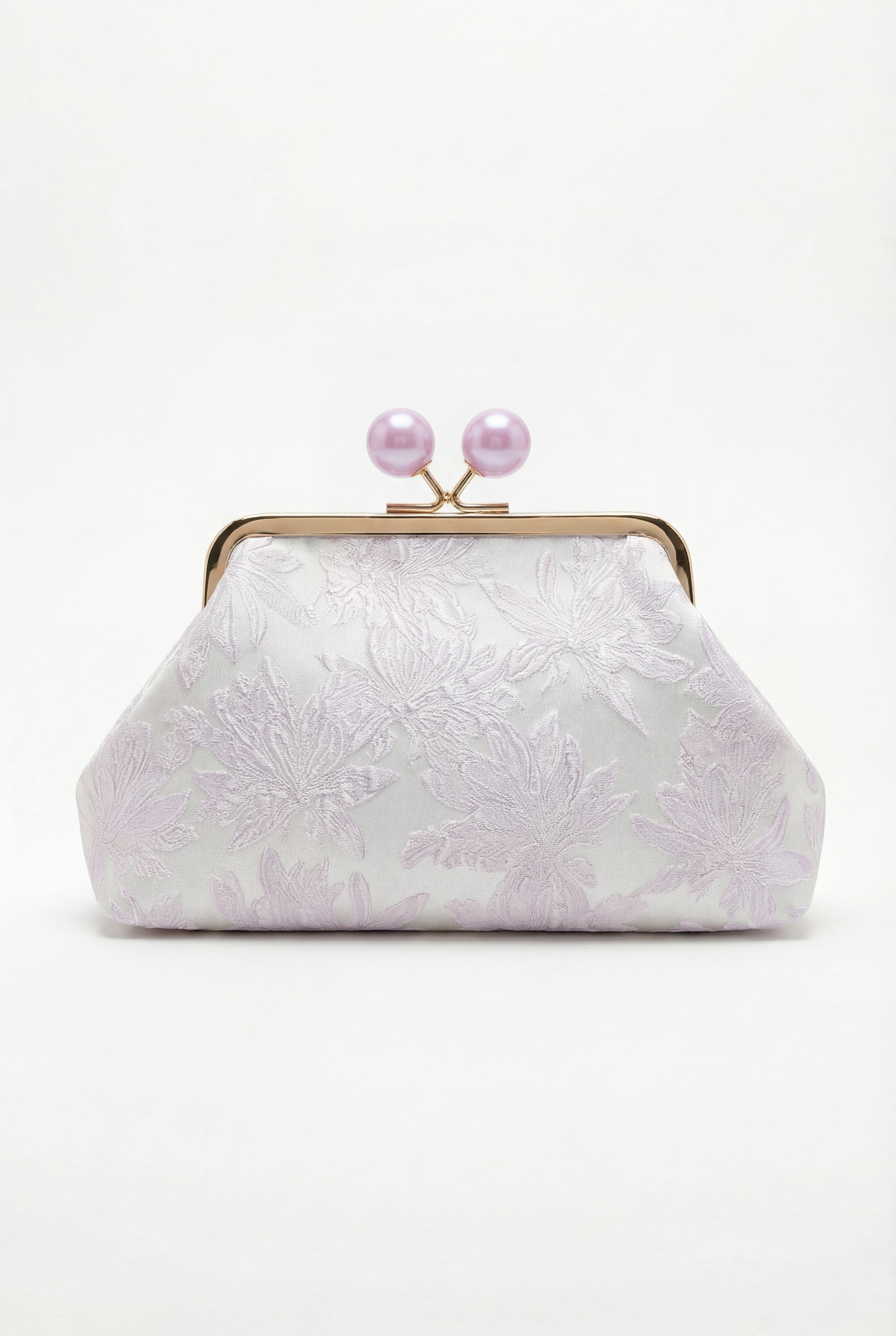 Borsa Clutch elegante con chiusura gioiello