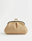 Borsa Clutch vero rafia made in Italy - artigianale