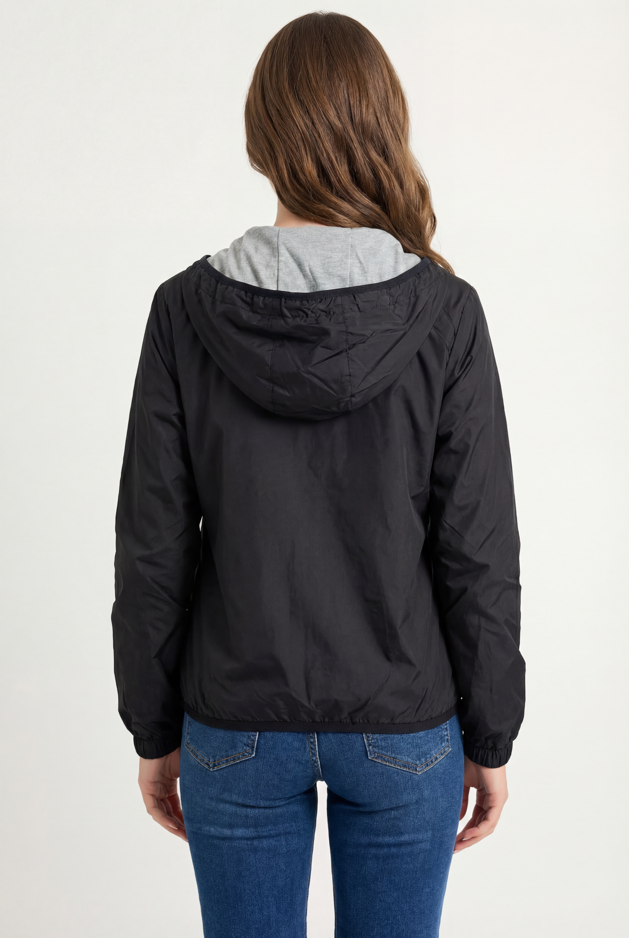 Giacca a Vento Leggera con Zip Double Face