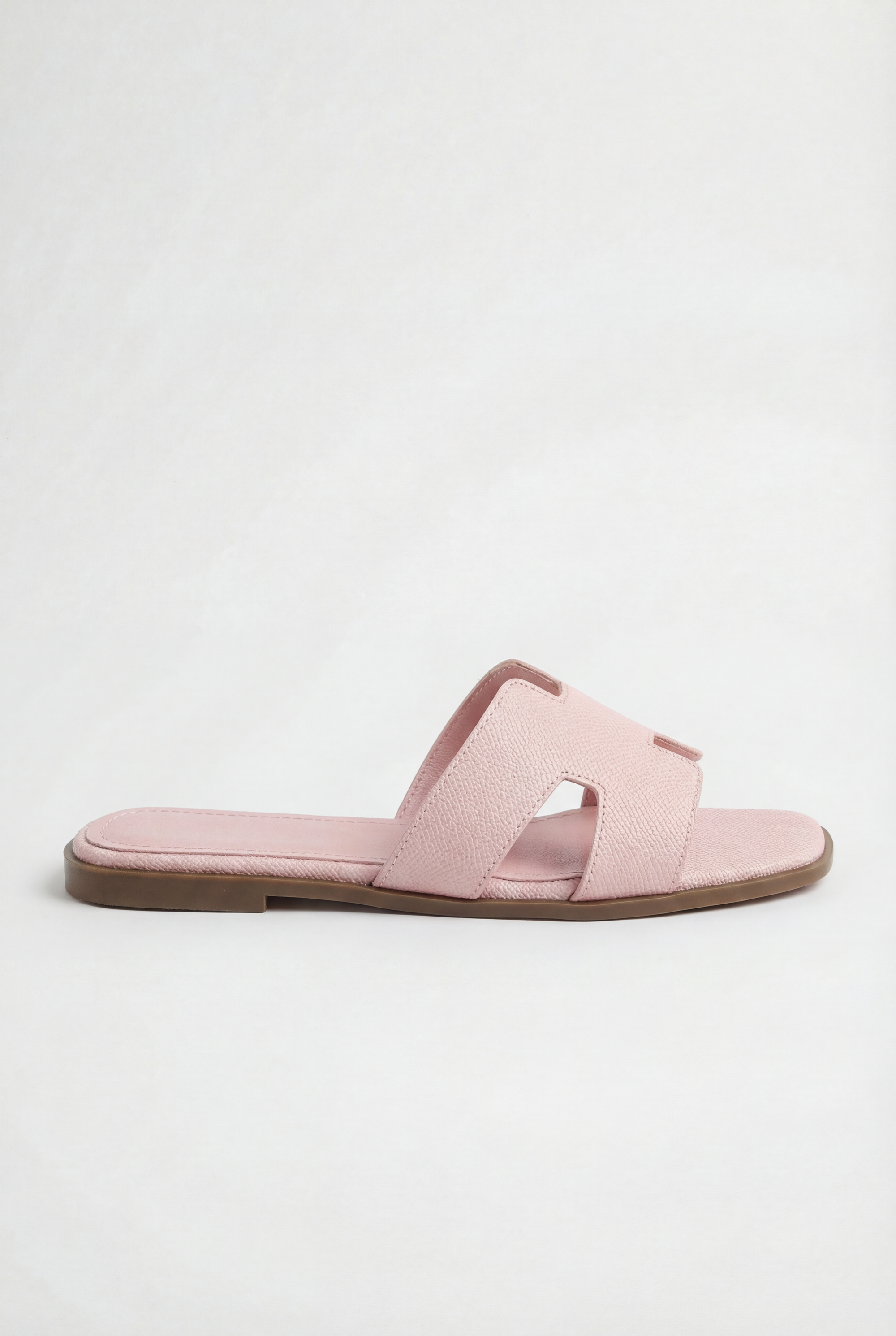 Sandali Flat in Ecopelle