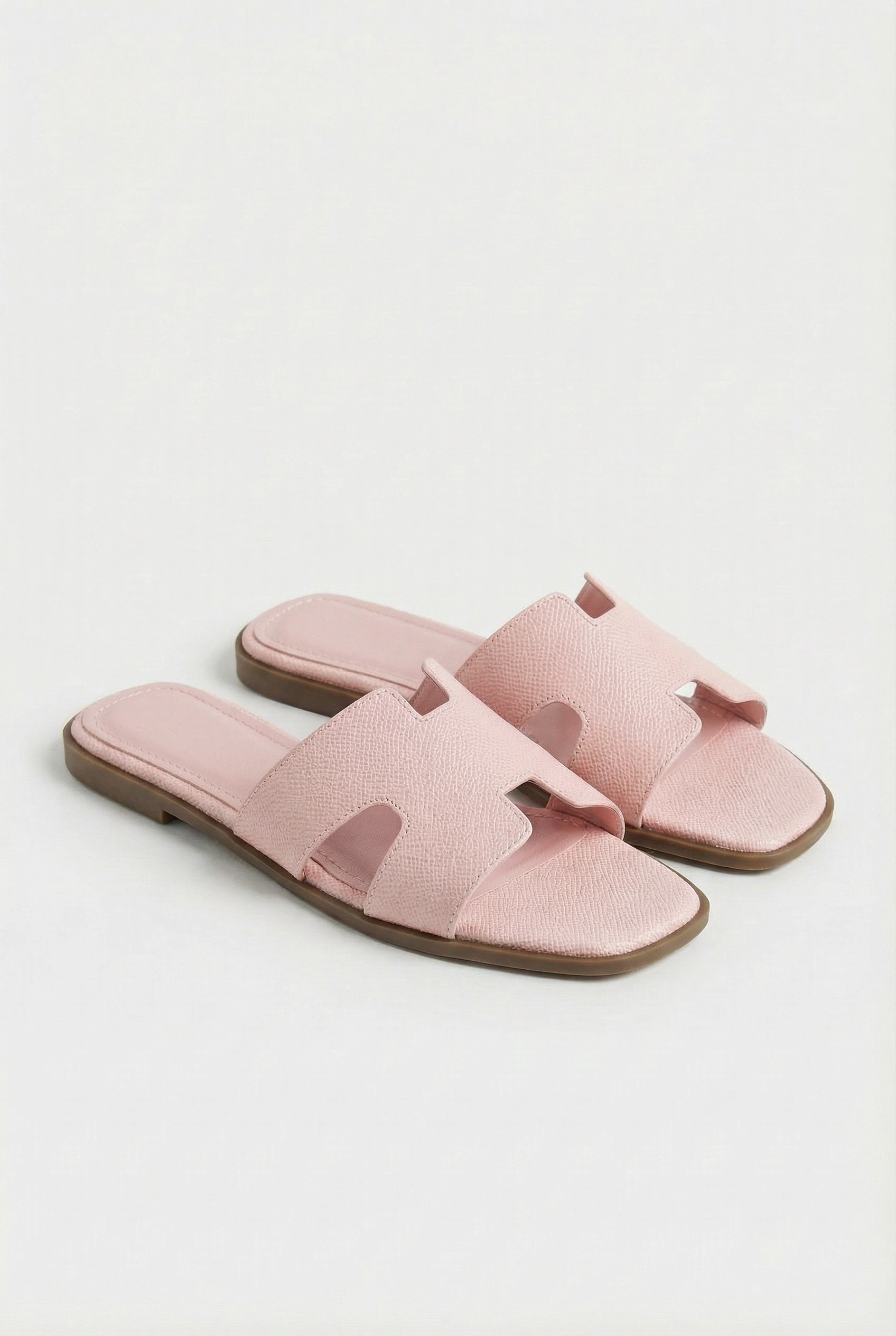 Sandali Flat in Ecopelle