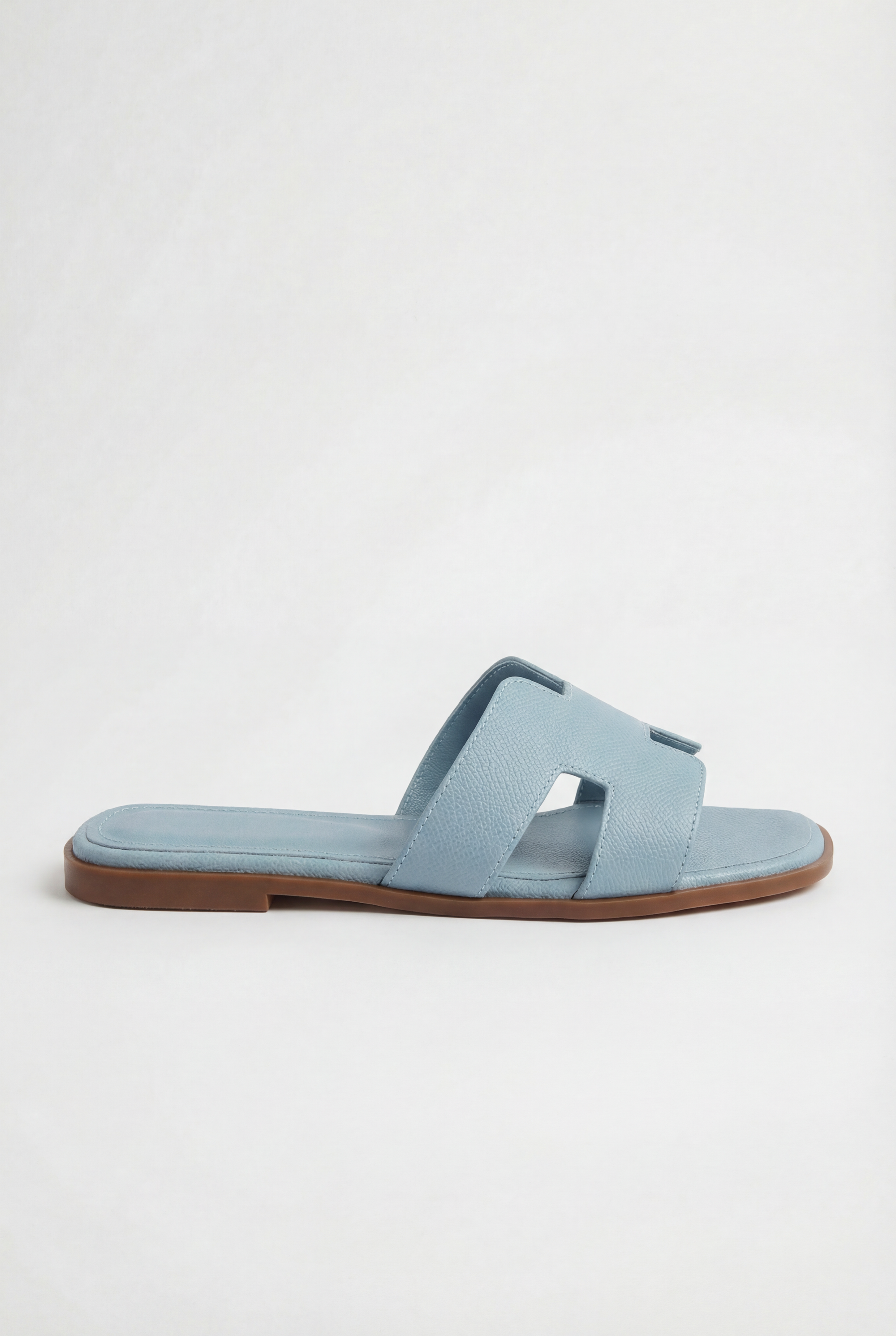 Sandali Flat in Ecopelle