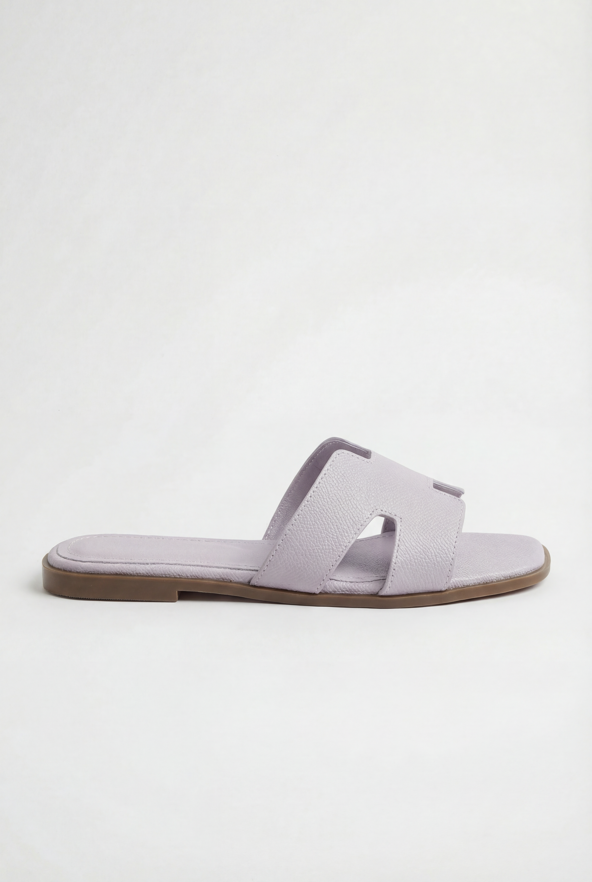 Sandali Flat in Ecopelle