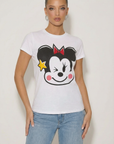 T-shirt con stampa topolino