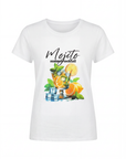 T-shirt in cotone con scritta mojito