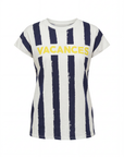 T-shirt in cotone con stampa VACANCES