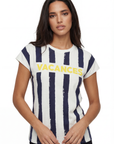 T-shirt in cotone con stampa VACANCES