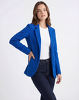 Blazer morbido effetto tailoring