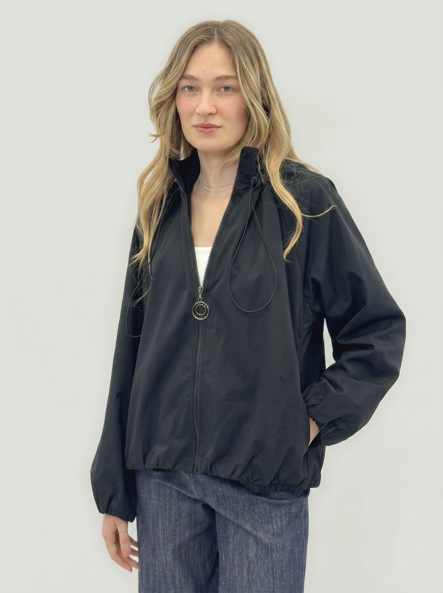 Giacca Bomber Oversize "Cloud" – Light Tech Fabric