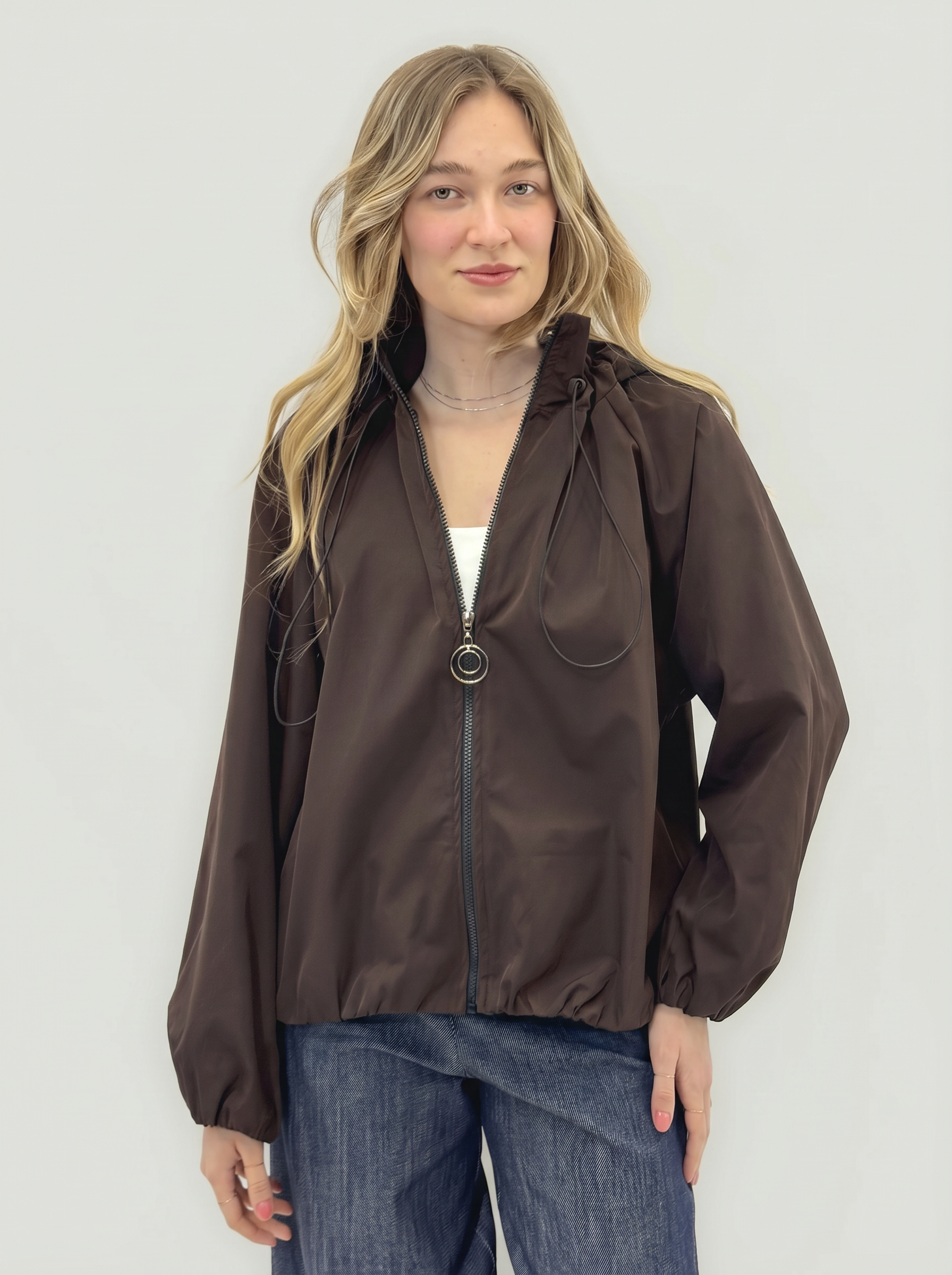 Giacca Bomber Oversize "Cloud" – Light Tech Fabric