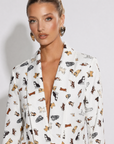 Blazer Fantasia con Stampa cane