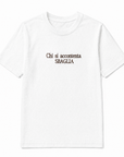T-shirt donna con stampa “Chi si accontenta sbaglia"