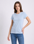 T-shirt Basic Donna in Cotone a Manica Corta