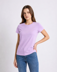 T-shirt Basic Donna in Cotone a Manica Corta