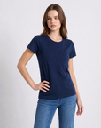 T-shirt Basic Donna in Cotone a Manica Corta