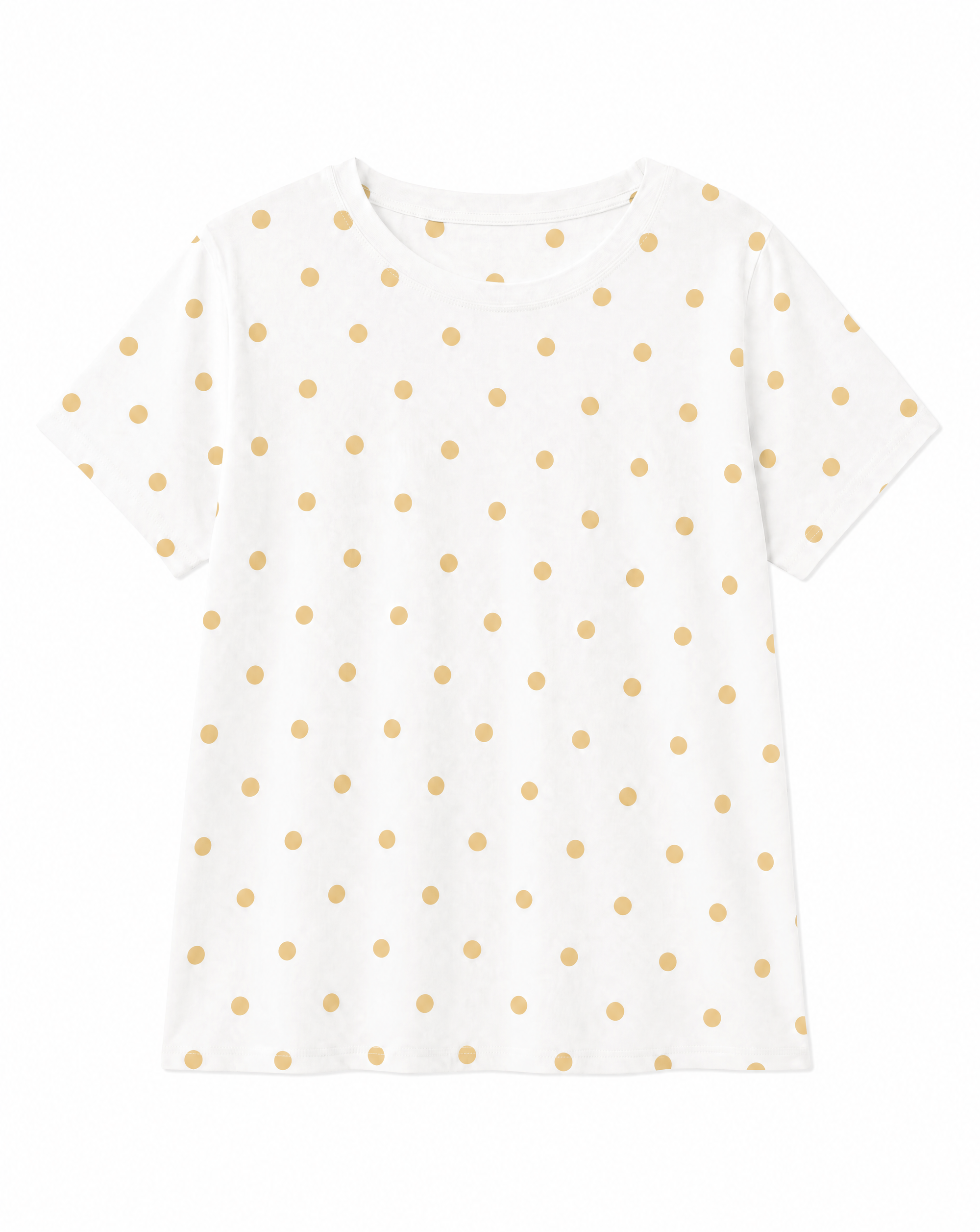 T-shirt Basic Donna in Cotone Fantasia pois