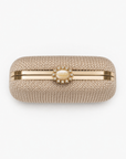 Pochette Elegante Effetto Paglia