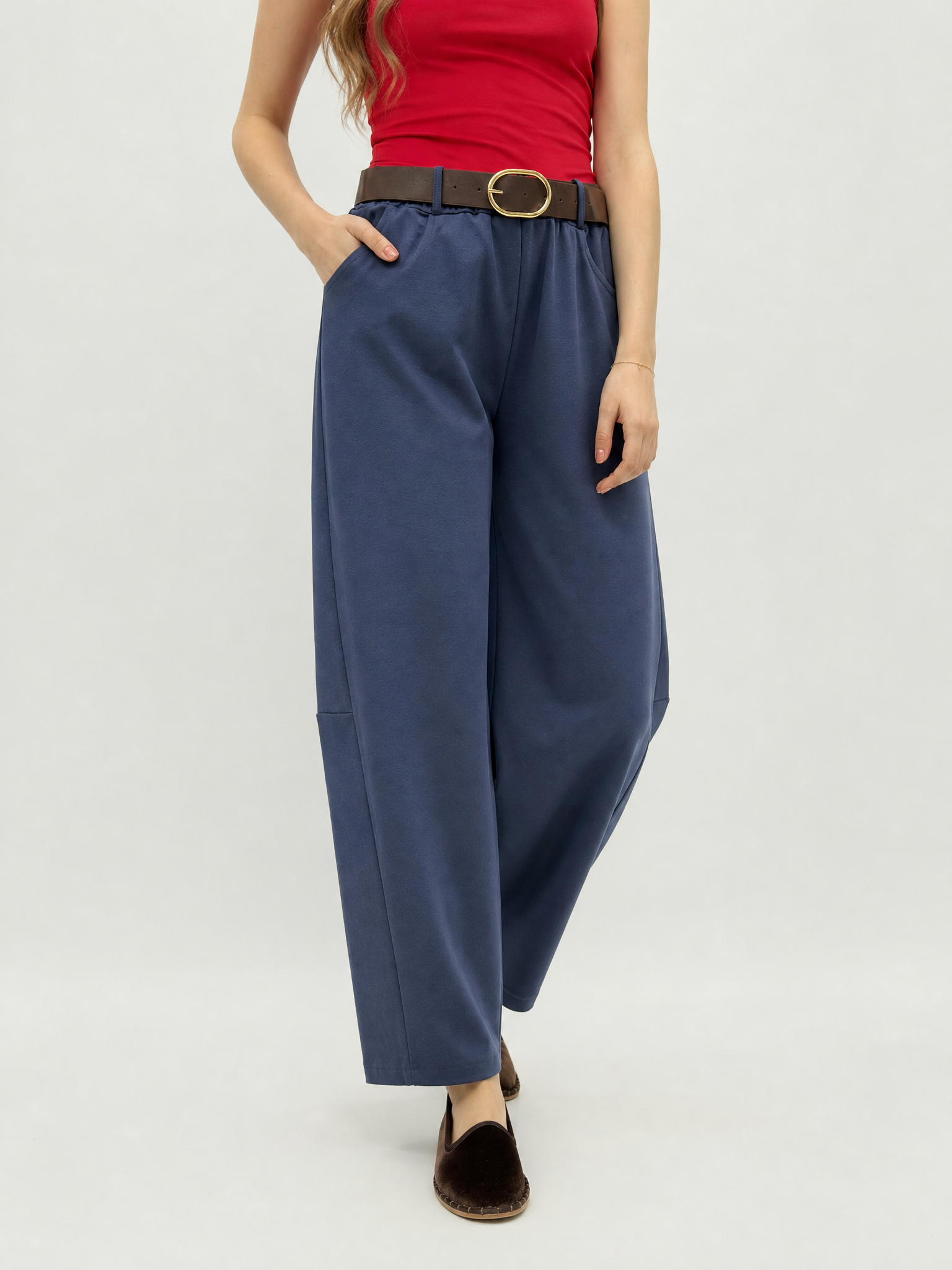 Pantalone Balloon Vita Alta
