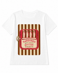 T-shirt con Stampa Sardine