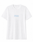 T-shirt bianca con scritta “Non so voi”