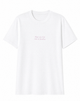 T-shirt bianca con scritta “Non so voi”