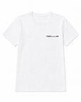 T-shirt bianca con ricamo “Tonica come il gin”