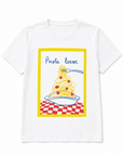 T-shirt bianca con stampa “Pasta Lover”