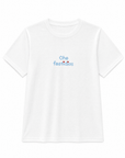 T-shirt bianca con scritta “Che fastidio!!”
