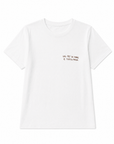 T-shirt bianca con scritta “Un po’ di mare e tutto passa”