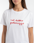 T-shirt “Nel dubbio polemizzo” 100% cotone