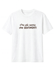 T-shirt “C’ho più sonno che sentimenti” 100% cotone