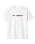 T-shirt “Hai 5 minuti?” 100% cotone
