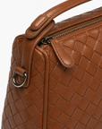 Borsa a Spalla Intrecciata in Vera Pelle Made in Italy