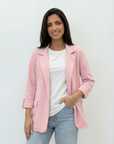 Blazer Donna Manica 3/4 con Risvolto