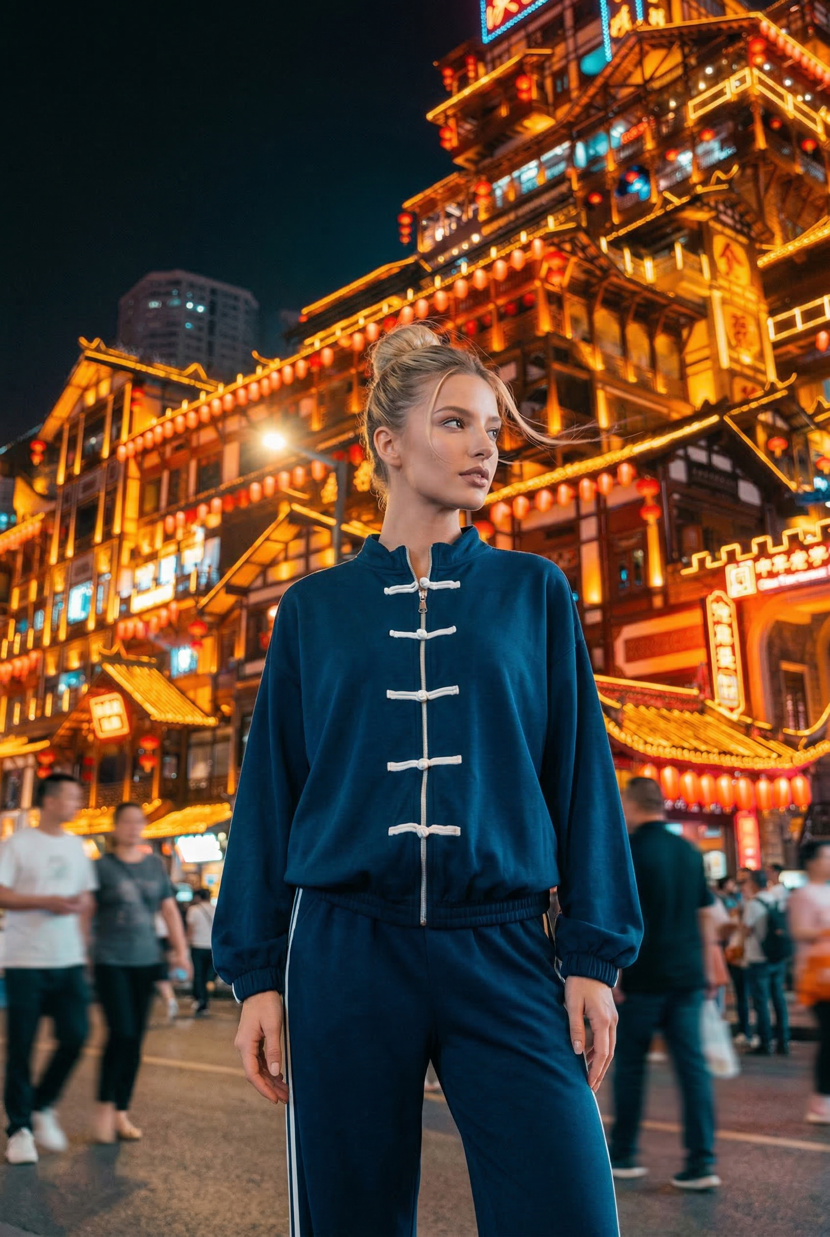 Completo con felpa e pantaloni - Trendy e casual