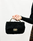 Borsa in peluche e tracolla