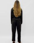 Completo donna con giacca zip e pantaloni
