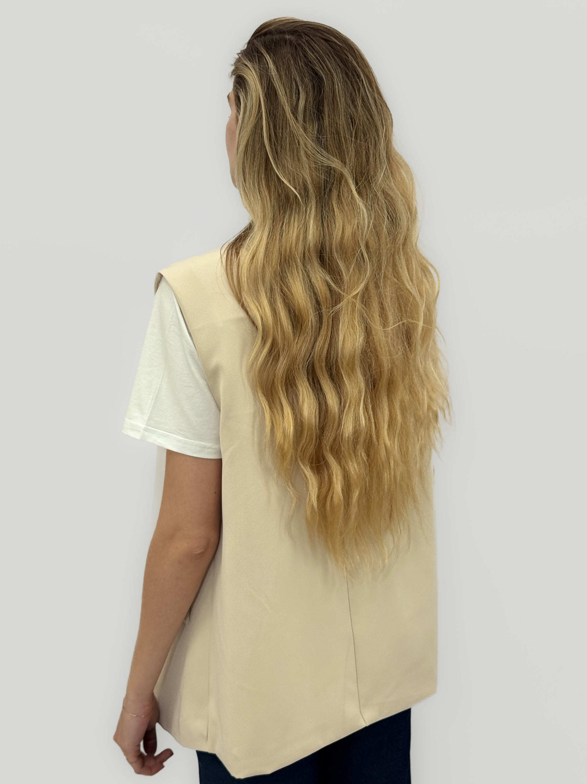 Gilet Donna Elegante con Collo Alto
