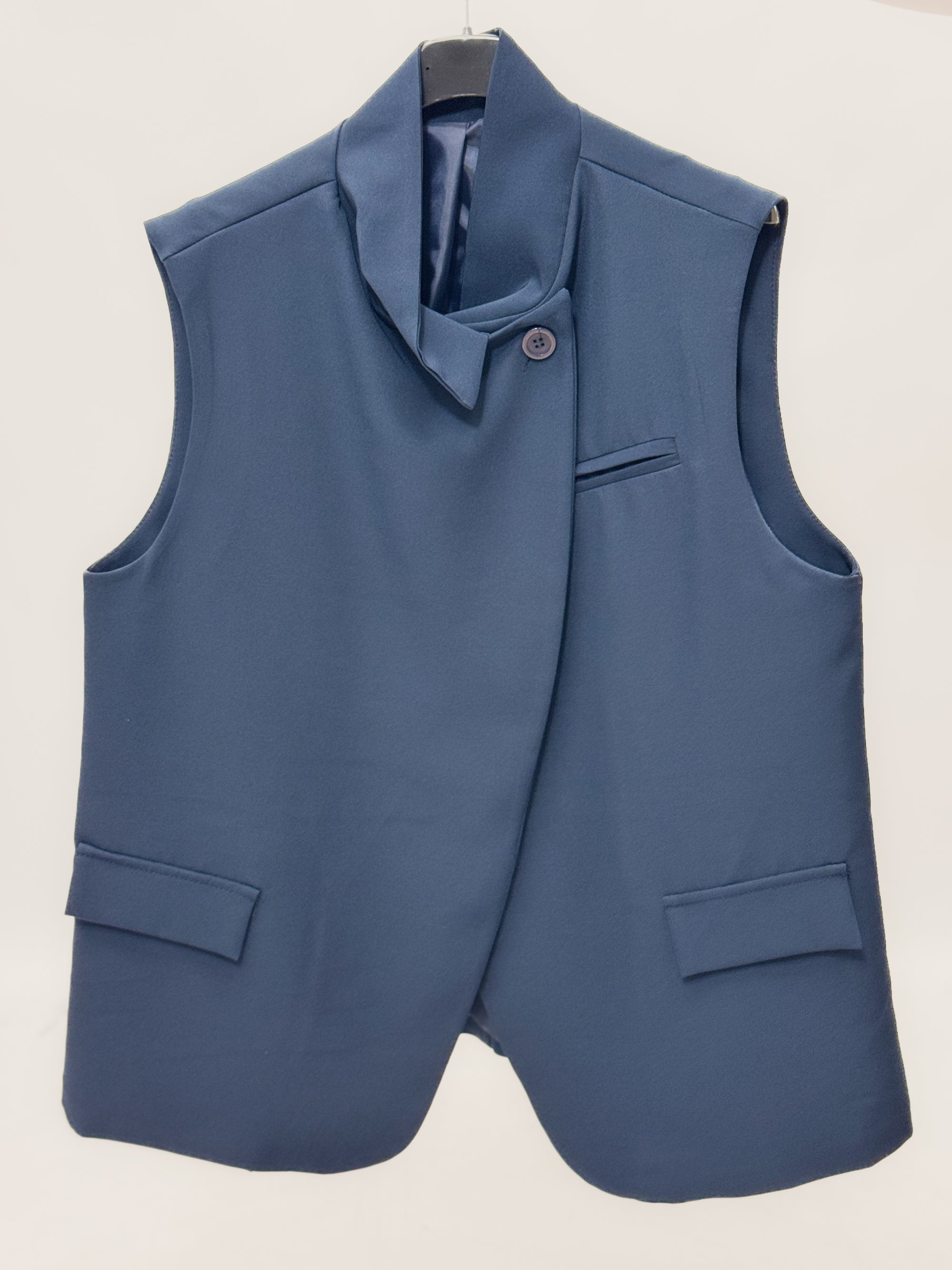 Gilet Donna Elegante con Collo Alto