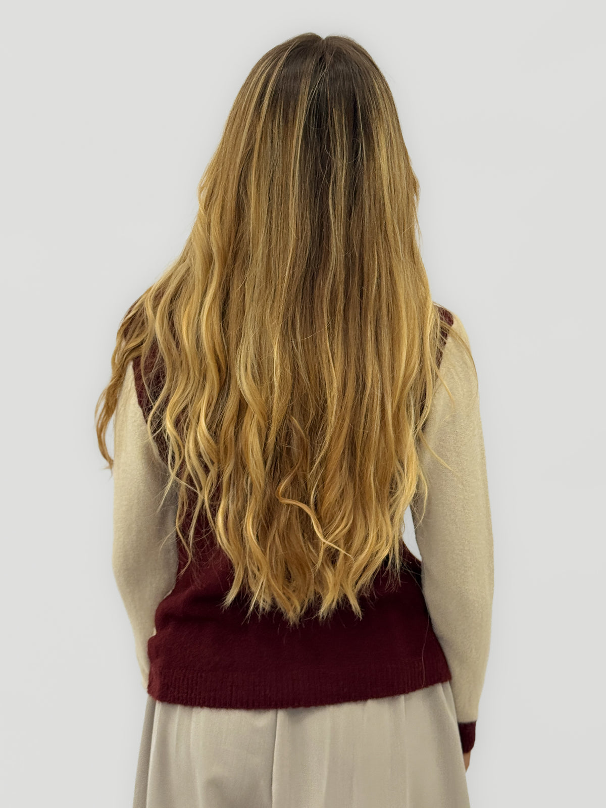 Maglione donna fantasia rombi misto lana