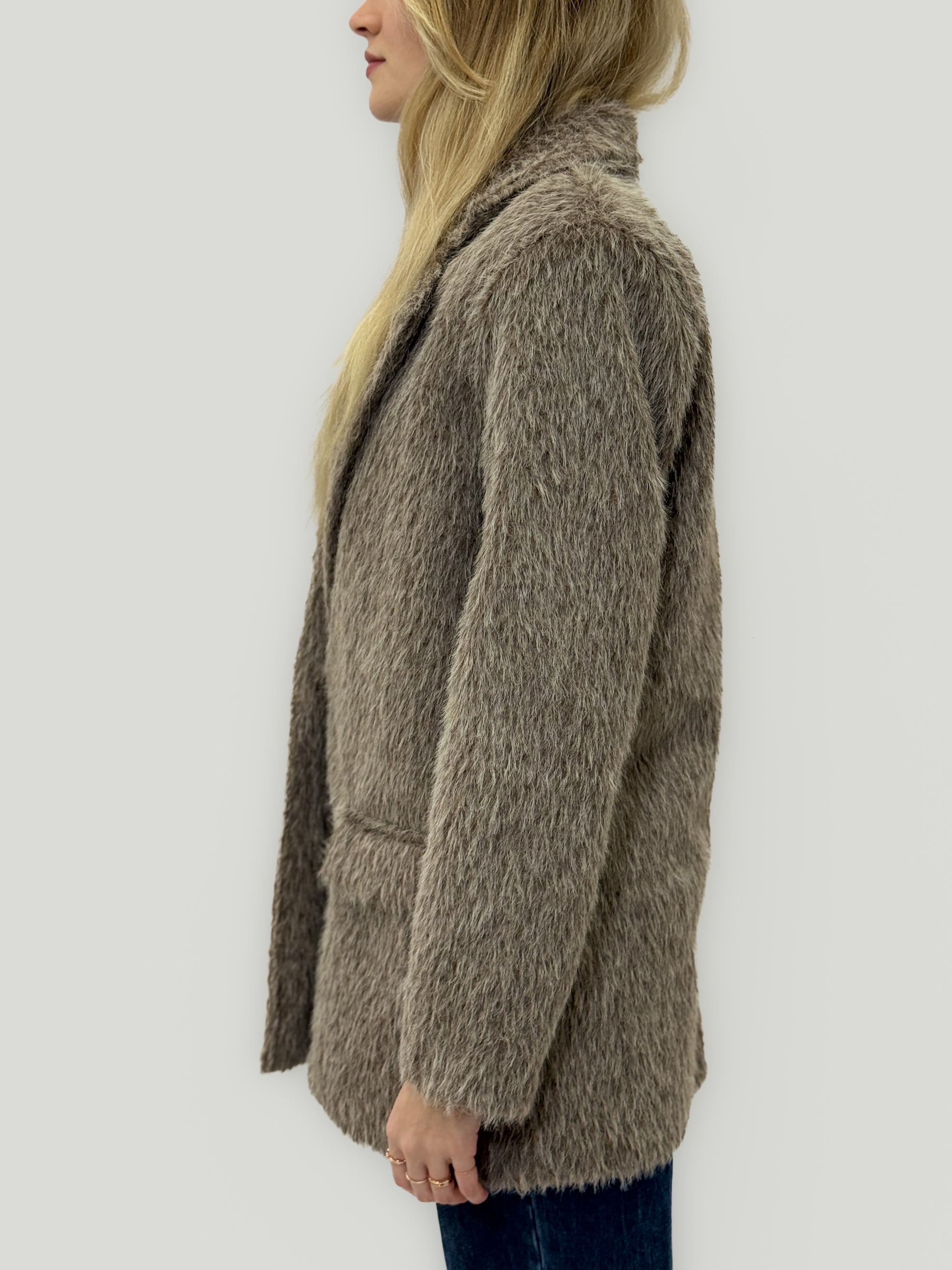 Giacca Effetto Pelliccia Cavallino