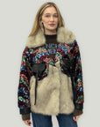 Cappotto Paillettes & Ecopelliccia – Effetto Luxury