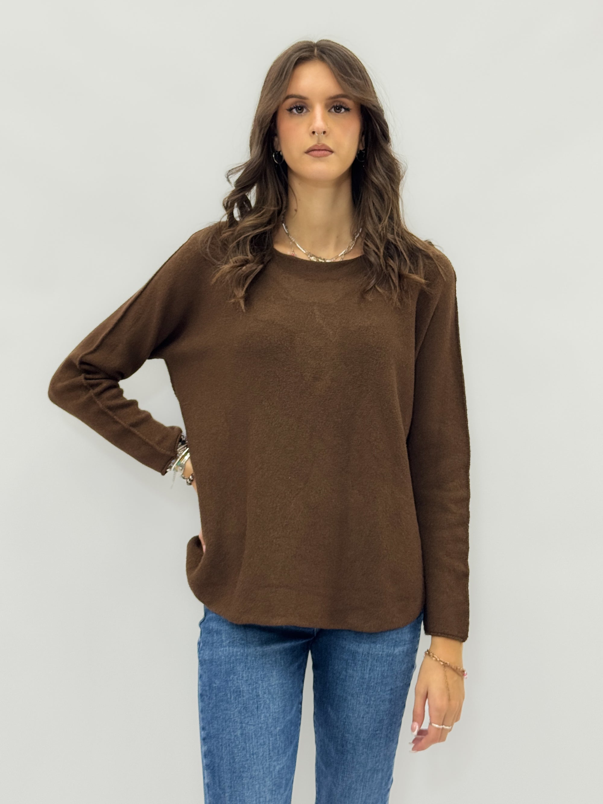 Maglia in lana taglia comoda