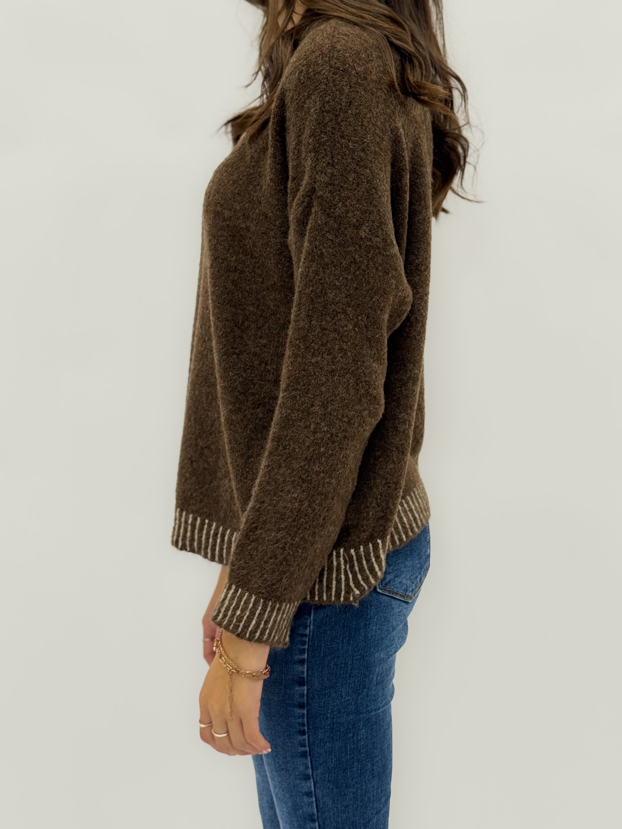 Maglione morbido in misto lana