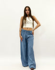 Pantaloni in puro lino