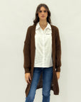 Cardigan lungo in maglia