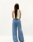 Pantaloni in puro lino