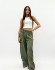 Pantaloni in puro lino