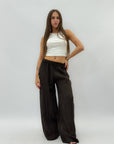 Pantaloni in puro lino